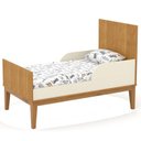 Ver imagem 3 de Berço Americano e Guarda Roupa Unique 4 Portas Freijó Off White Eco Wood - Matic