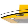 Coifa de Parede 80cm Vidro Curvo Slim Fogatti Amarelo 220v - 5