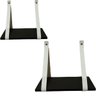 Prateleiras MDF Preta Com Alça de Couro Conj. 2 Pçs 40/30 cm - 2