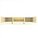 Ver imagem 4 de Rack para TV até 75 Polegadas com LED e Pés de Vidro 170cm Splendore Yescasa