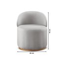 Ver imagem 4 de Poltrona Curva Moderna Brenda Design Arredondado