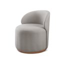 Ver imagem 2 de Poltrona Curva Moderna Brenda Design Arredondado