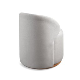 Poltrona Curva Moderna Brenda Design Arredondado - 6