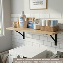 Ver imagem 4 de Prateleira 50x90 Tampo Mesa Mdf 15mm Carvalho 90x50 Arrigo Móveis