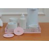 Kit Higiene Porcelana Bebê Meninas Rosa Decoração + Térmica - 5