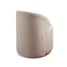Poltrona Curva Moderna Brenda Design Arredondado - 6