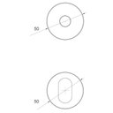 Ver imagem 2 de Jogo de Roseta Redonda Classic Externa 1601 Cromado Stam