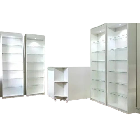 Conjunto Completo para Perfumaria Balcão, Recepção, Prateleiras e Gôndolas