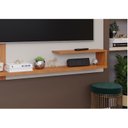 Ver imagem 4 de Painel para TV até 50 Polegadas 100% MDF 135CMX108CM Dunas Branco
