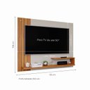 Ver imagem 3 de Painel para TV até 50 Polegadas 100% MDF 135CMX108CM Dunas Branco