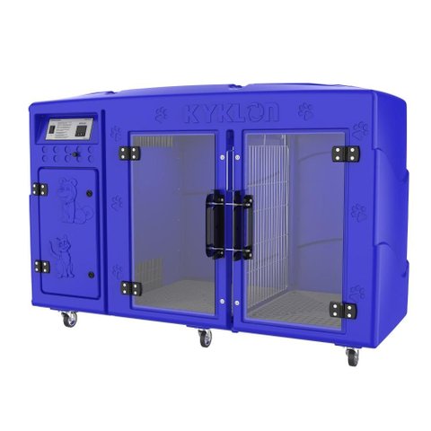 Máquina de Secar Animais Rotomoldada Kyklon Azul