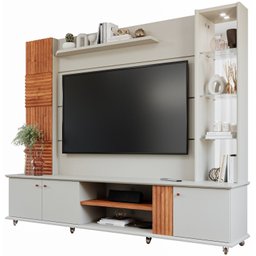 Estante Home para Tv até 60 Polegadas com Led 3 Portas Bahamas 100% MDF - 2