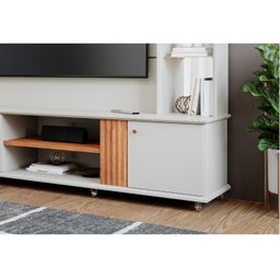 Estante Home para Tv até 60 Polegadas com Led 3 Portas Bahamas 100% MDF - 6