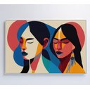 Ver imagem 7 de Quadro Ilustração Mulher Indígena Decor&quadros Art029 60x40 Cm Adesivo Fotográfico