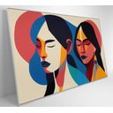 Ver imagem 3 de Quadro Ilustração Mulher Indígena Decor&quadros Art029 60x40 Cm Adesivo Fotográfico