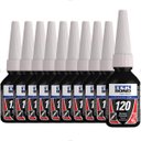 Ver imagem 1 de Kit com 10 Adesivos Anaeróbicos Trava Rosca Alta Resistência 120 10g Tekbond