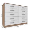 Ver imagem 3 de Cômoda 10 Gavetas Premium com Corrediças Metálicas Yescasa