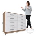 Ver imagem 4 de Cômoda 10 Gavetas Premium com Corrediças Metálicas Yescasa