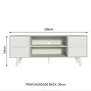 Ver imagem 3 de Rack para Tv até 55 Polegadas Madesa Copenhagen