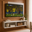 Ver imagem 5 de Painel com Rack Funcional para TV Berlin Suspenso s/ Porta 130cm Byhouse