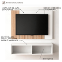 Ver imagem 2 de Painel com Rack Funcional para TV Berlin Suspenso s/ Porta 130cm Byhouse