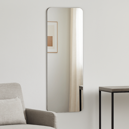Espelho Grande Corpo Inteiro Lapidado Retangular Decorativo 120x60cm Luxo - 3