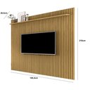 Ver imagem 3 de Painel Vênus Ripado 1.8 X 2.2 P/ Tv até 75'' Cumaru - Giga Móveis
