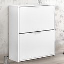 Ver imagem 3 de Sapateira Armário Organizador Basculante 12 Pares 2 Portas:branco