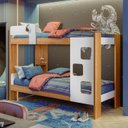 Ver imagem 1 de Beliche Infantil/Juvenil 100% MDF com Prateleira July