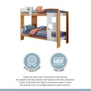 Ver imagem 6 de Beliche Infantil/Juvenil 100% MDF com Prateleira July