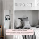 Ver imagem 5 de Beliche Infantil/Juvenil 100% MDF com Prateleira July