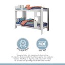 Ver imagem 2 de Beliche Infantil/Juvenil 100% MDF com Prateleira July