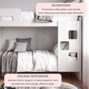 Ver imagem 3 de Beliche Infantil/Juvenil 100% MDF com Prateleira July