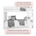 Ver imagem 2 de Beliche Infantil/Juvenil 100% MDF com Prateleira July