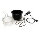 Ver imagem 3 de Fritadeira Elétrica Redonda Ipe Cozinhas 1,5 L Tacho Esmaltado 1200w 220v Portátil Voltage:110v:220v
