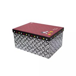 Caixa Organizadora Dac Retangular Média Cartonada Disney Mickey - 1 Caixa Organizadora Dac Retangular Média Cartonada Disney Mickey - 1
