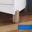 Ver imagem 5 de Cômoda Infantil Retrô 100% Mdf Porta 4 Gavetas Zara Yescasa