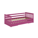 Ver imagem 2 de Bicama Infantil Mission em Madeira Maciça/MDF Rosa
