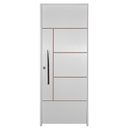 Ver imagem 1 de Porta de Madeira Semi-oca Primer Atenas Frisada Bat11 Cm Eco Fech Rolete e Pux-210ax92l Lado Direito