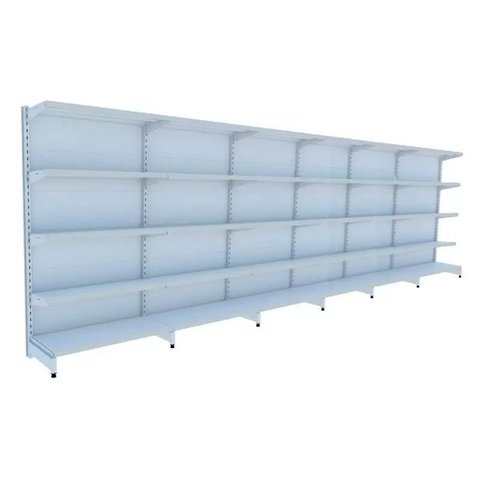 Gondola Parede 196 Amapa Flex Kit 6 Metros Branco SPE - Amapá