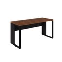 Ver imagem 6 de Mesa Diretor Retangular Start sem Gavetas MDP 150cm Preto-Marrom Gebb Work