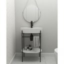 Ver imagem 2 de Gabinete de Banheiro 60x40cm Di Monaco Branco Standard