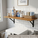 Ver imagem 4 de Prateleira 40x20 Tampo Mesa Mdf 15mm Rústico 20x40 Arrigo Móveis
