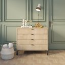 Ver imagem 1 de Cômoda Falkk Queens 4 Gavetas