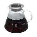 Ver imagem 2 de Jarra de Vidro para Servir Café Xgs Colmeia 800ml - Hario