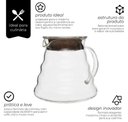 Ver imagem 3 de Jarra de Vidro para Servir Café Xgs Colmeia 800ml - Hario