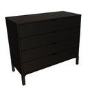 Ver imagem 2 de Cômoda Falkk Queens 4 Gavetas