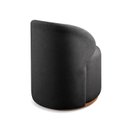 Ver imagem 7 de Poltrona Curva Moderna Brenda Design Arredondado Yescasa Preto