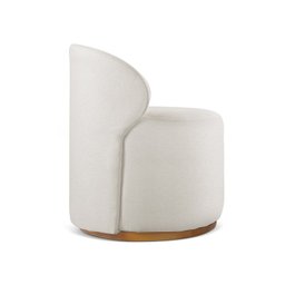 Poltrona Curva Moderna Brenda Design Arredondado - 5