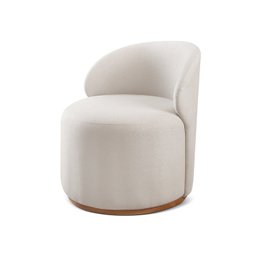 Poltrona Curva Moderna Brenda Design Arredondado - 1